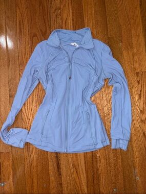 lululemon athletica Light Blue Zip-Up Performance Jacket